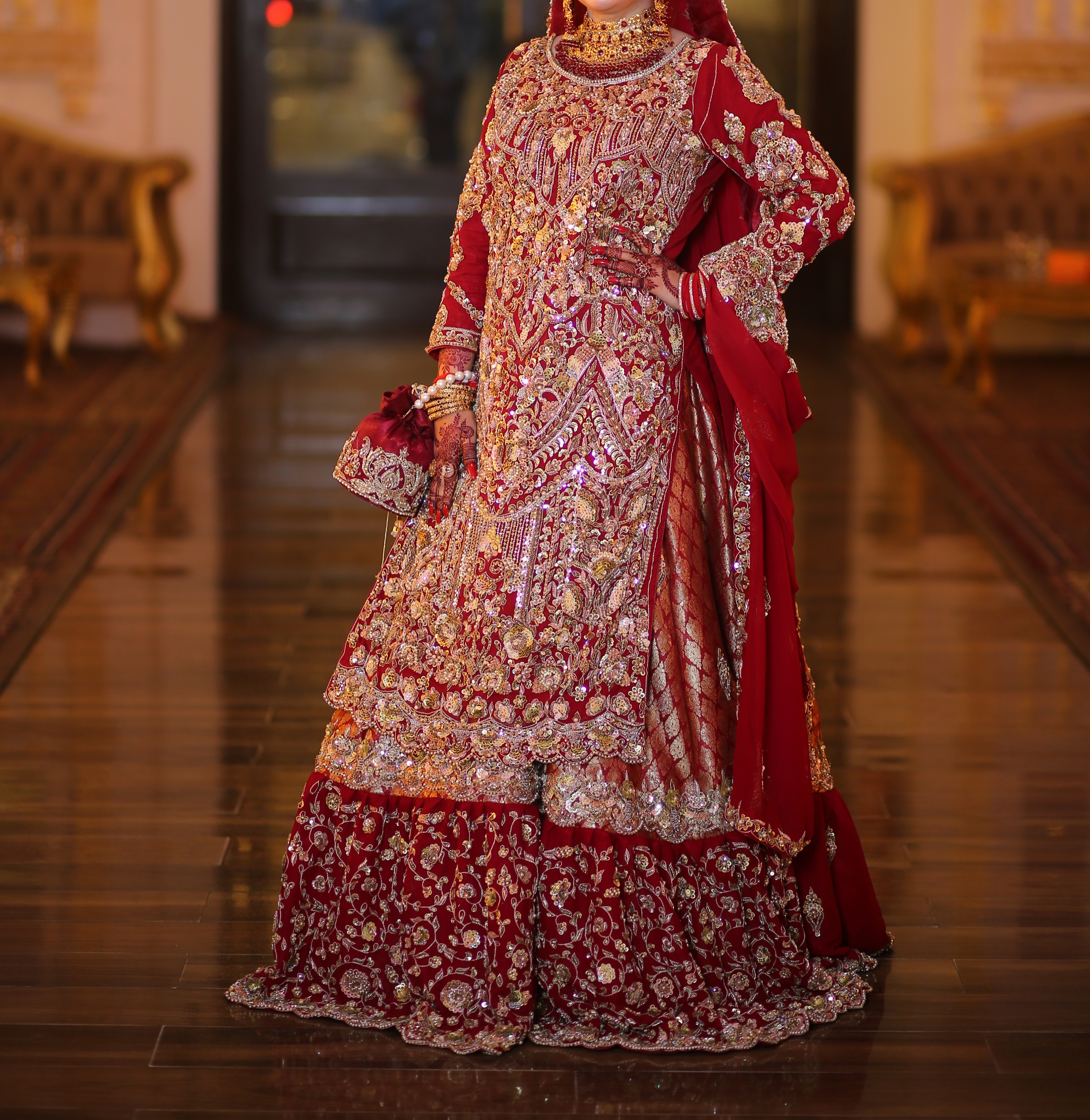 Bridal dress, farshi lehanga, designer outfit