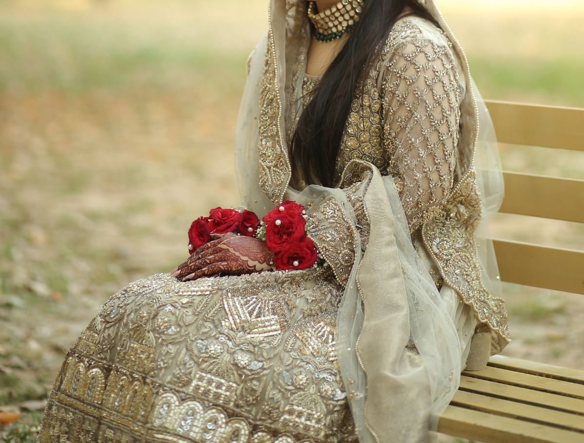 Gold Bridal maxi